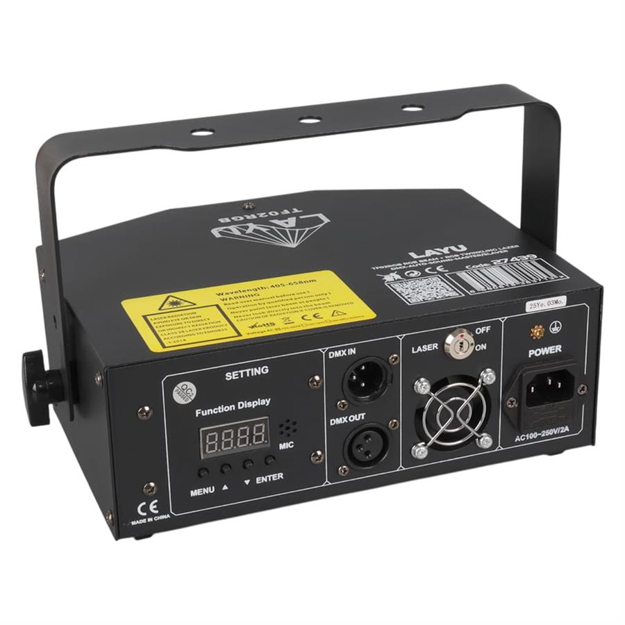 LAYU TF02RGB RGB BEAM + RGB TWINKLING LAZER DMX-AUTO-SOUND-MASTER/SLAVER Fiyatı - Merter Elektronik