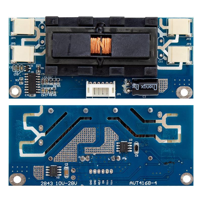 LCD INVERTER 10-28 V GİRİŞ 4 LAMBA 10-26 INCH MONİTÖR BOARD AVT-4168