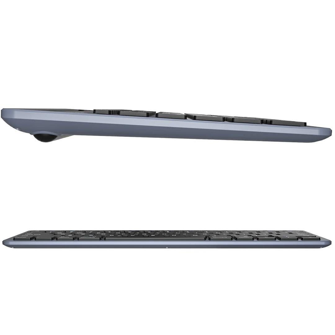 LECOO BK100 BLUETOOTH V3.0 ŞARJ EDİLEBİLİR TÜRKÇE Q KLAVYE GRİ