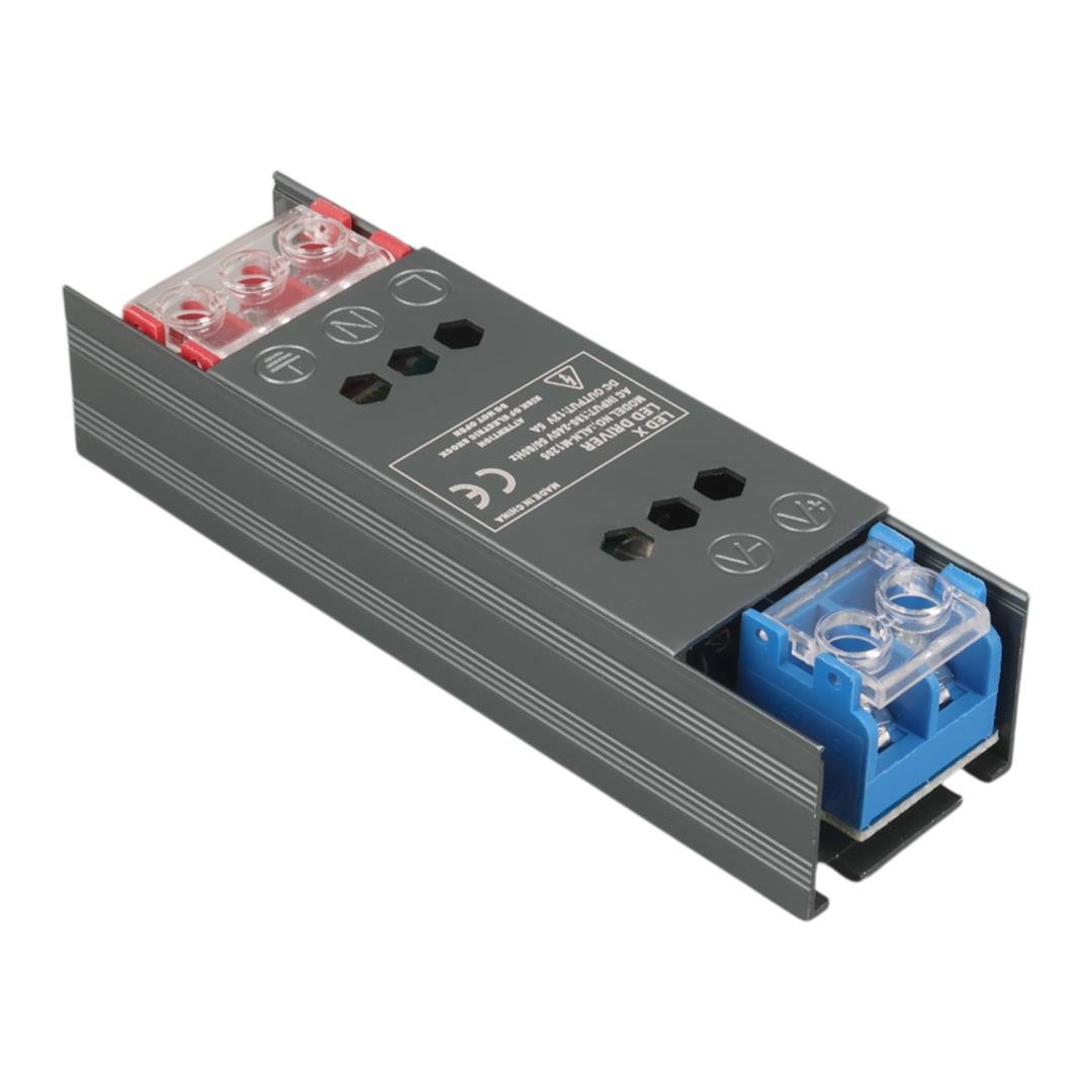 LEDX 12 VOLT 5 AMPER 98X30X23 MM ULTRA SLIM METAL KASA ADAPTÖR