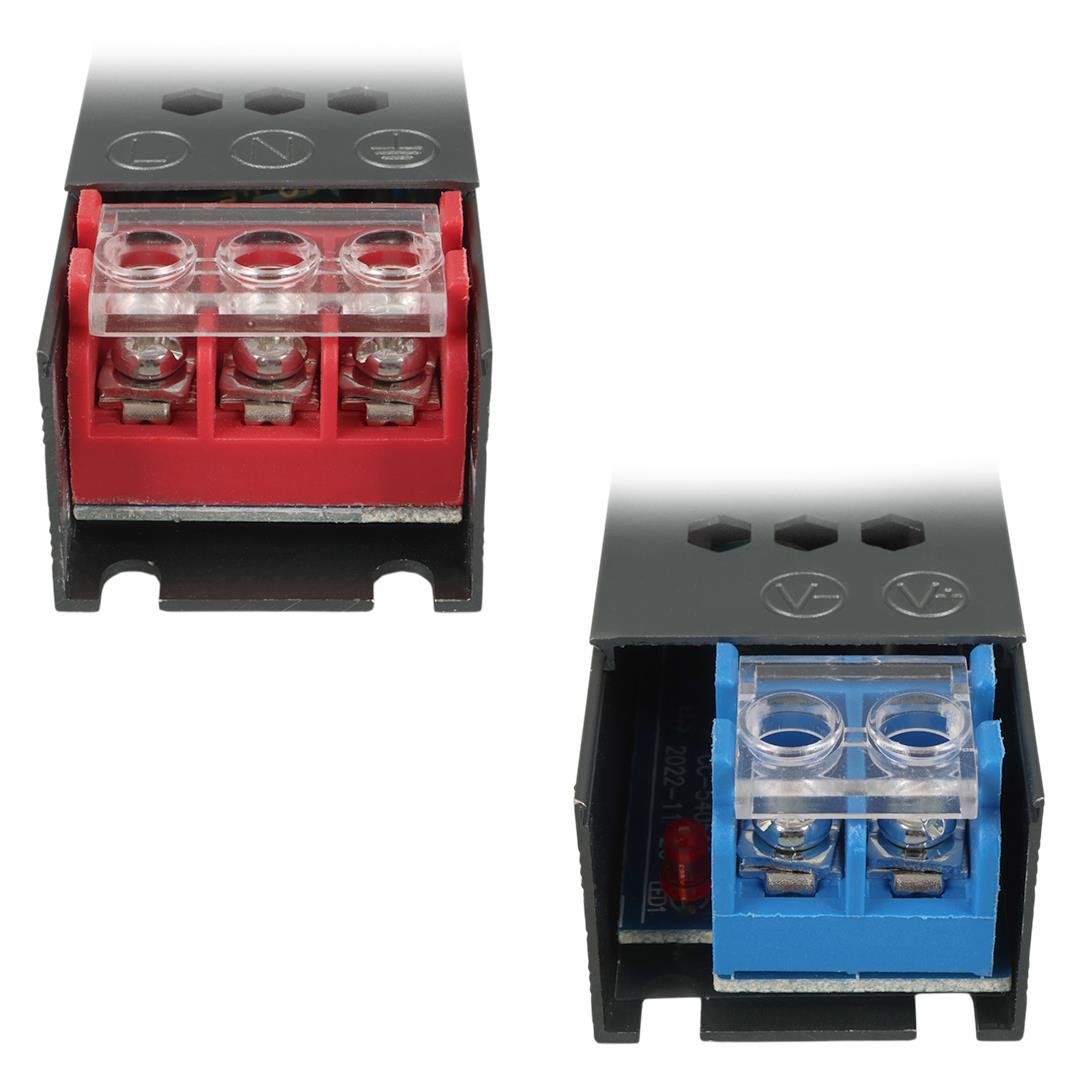 LEDX 12 VOLT 5 AMPER 98X30X23 MM ULTRA SLIM METAL KASA ADAPTÖR