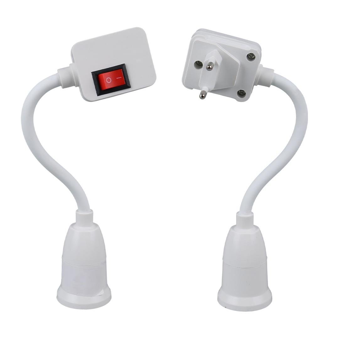 Ledx DY-105 Prizi E27 Duya Dünüştürücü Açma Kapama Anahtarlı Oynar Başlıklı Duy Fiyatı - Merter Elektronik