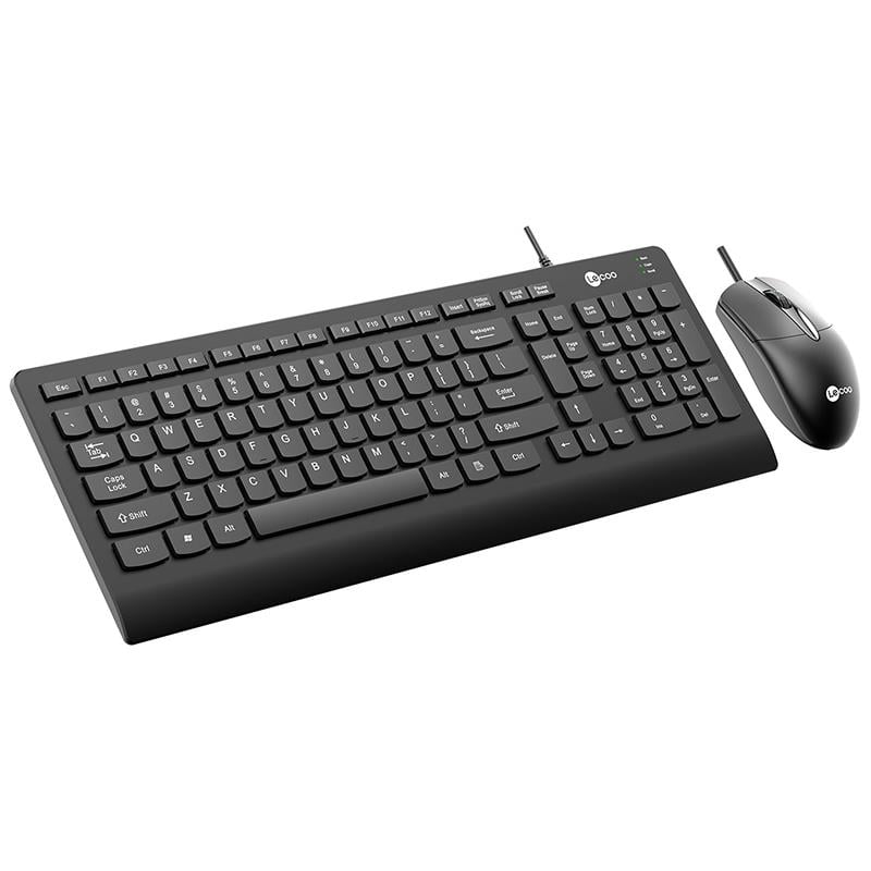 LENOVO LECOO CM103 USB KABLOLU SİYAH Q KLAVYE   MOUSE SET