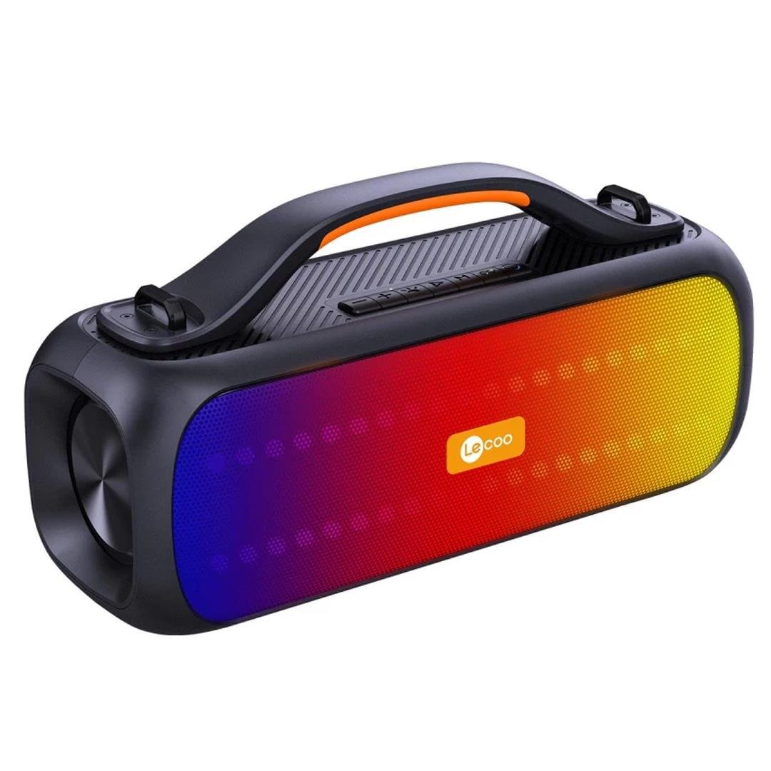 LENOVO LECOO DS155 30W KABLOSUZ BLUETOOTH 5.0 RGB IPX5 TWS STEREO BOOMBOX TAŞINABİLİR SİYAH HOPARLÖR