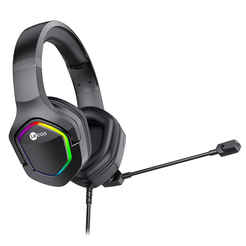 LENOVO LECOO HT403 USB 2.0 RGB LED AYDINLATMALI KABLOLU KULAK ÜSTÜ GAMİNG OYUNCU KULAKLIK
