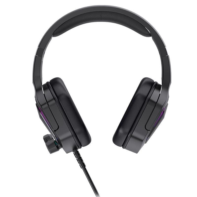 LENOVO LECOO HT403 USB 2.0 RGB LED AYDINLATMALI KABLOLU KULAK ÜSTÜ GAMİNG OYUNCU KULAKLIK