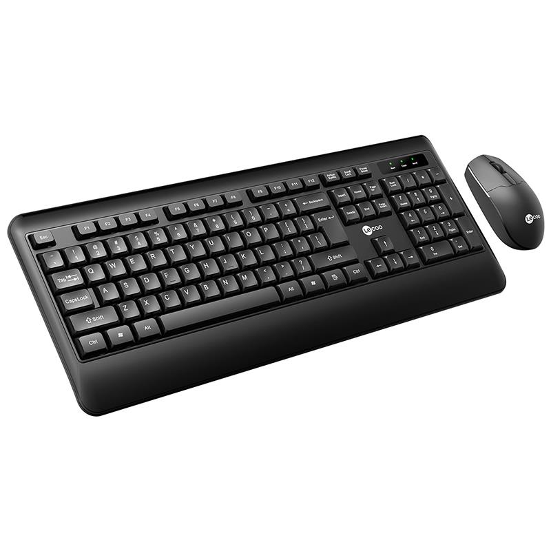LENOVO LECOO KW202 KABLOSUZ SİYAH Q KLAVYE   MOUSE SET