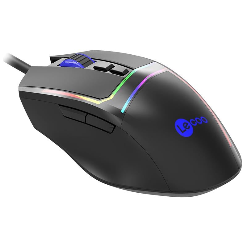 LENOVO LECOO MS106 3200 DPI 7 TUŞLU KABLOLU RGB LED AYDINLATMALI GAMING MOUSE