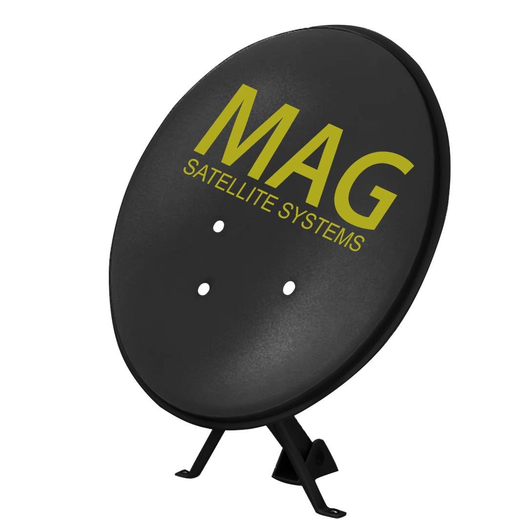 MAG 80 CM OFSET SİYAH ÇANAK ANTEN (KÜÇÜK MOUNT)(10LU PAKET)