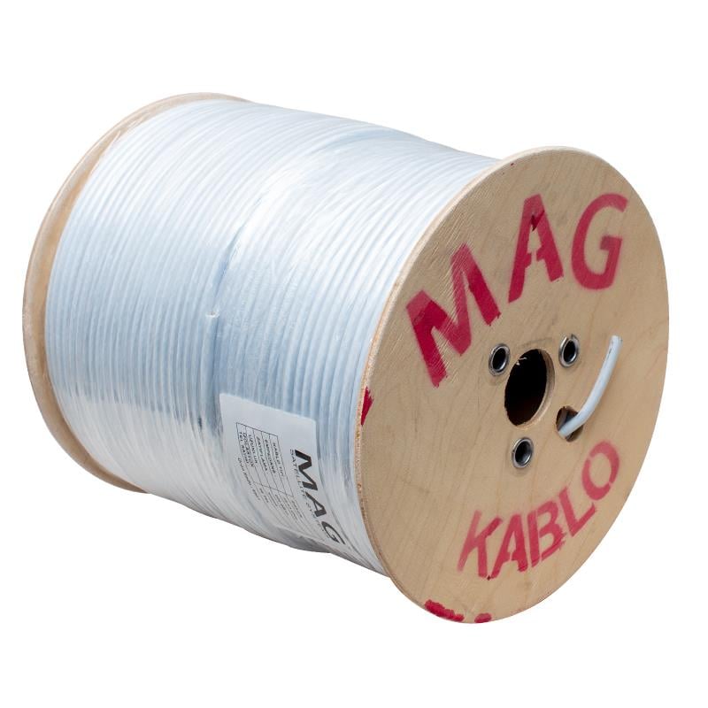 MAG RG6/U4 1.02 MM 96 TEL CCS TAHTA MAKARALI YERLİ ÜRETİM ANTEN KABLOSU (300 METRE)