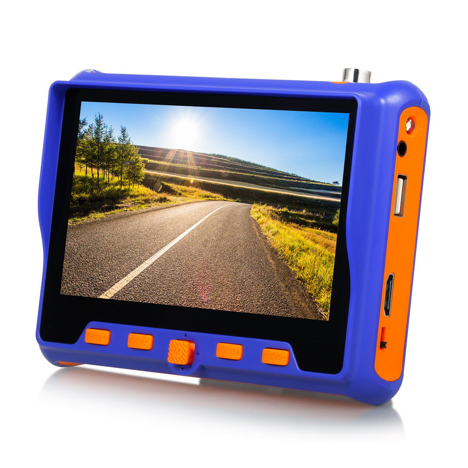 MAGBOX AHD+TVI+CVI+ANALOG+VGA+HDMI IN+PTZ EL TİPİ KAMERA TEST CİHAZI (5 LCD EKRAN)