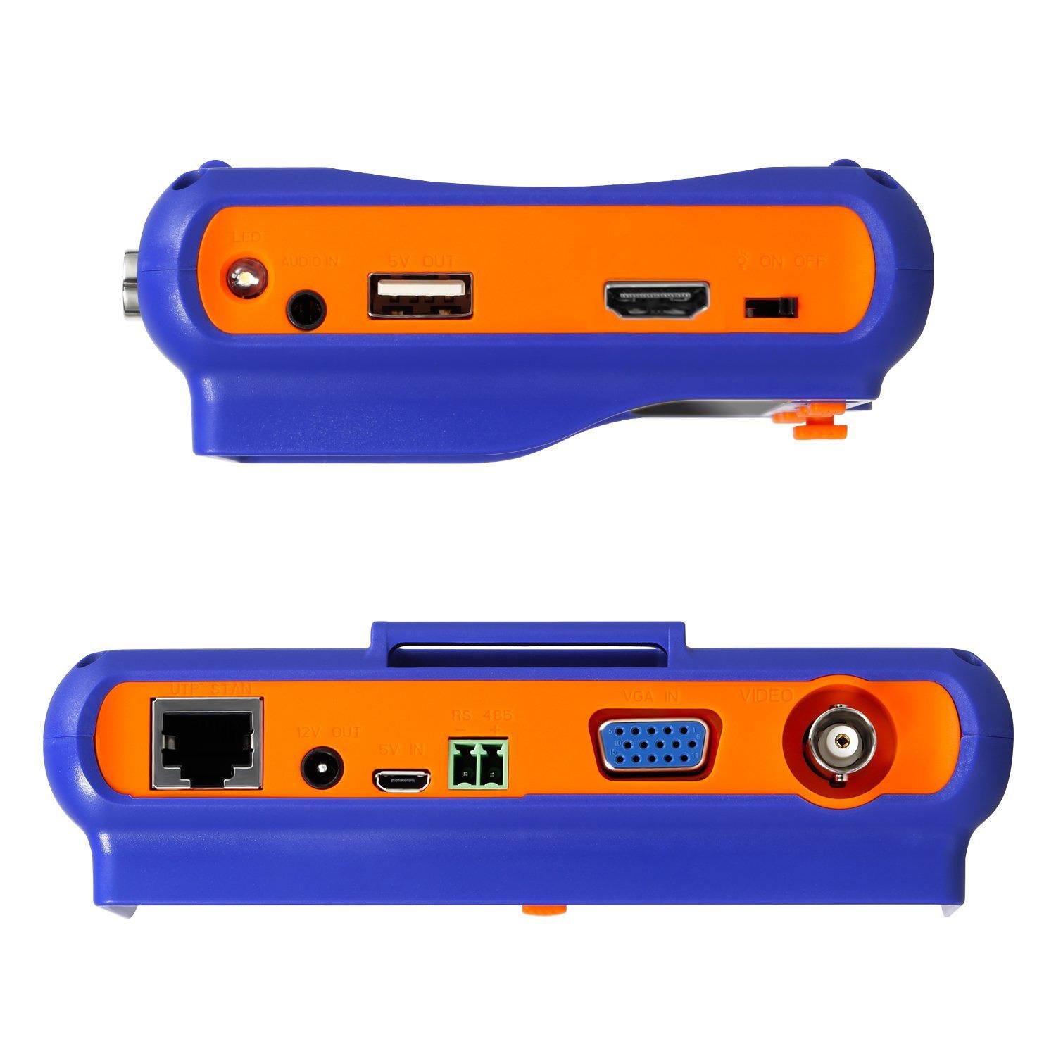 MAGBOX AHD+TVI+CVI+ANALOG+VGA+HDMI IN+PTZ EL TİPİ KAMERA TEST CİHAZI (5 LCD EKRAN)