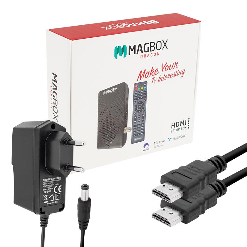 MAGBOX DRAGON TKGSLİ FULL HD DISPLAY GÖZLÜ YOUTUBE USB MİNİ HD UYDU ALICISI (KUMANDA 8525)(WİFİ 17287)