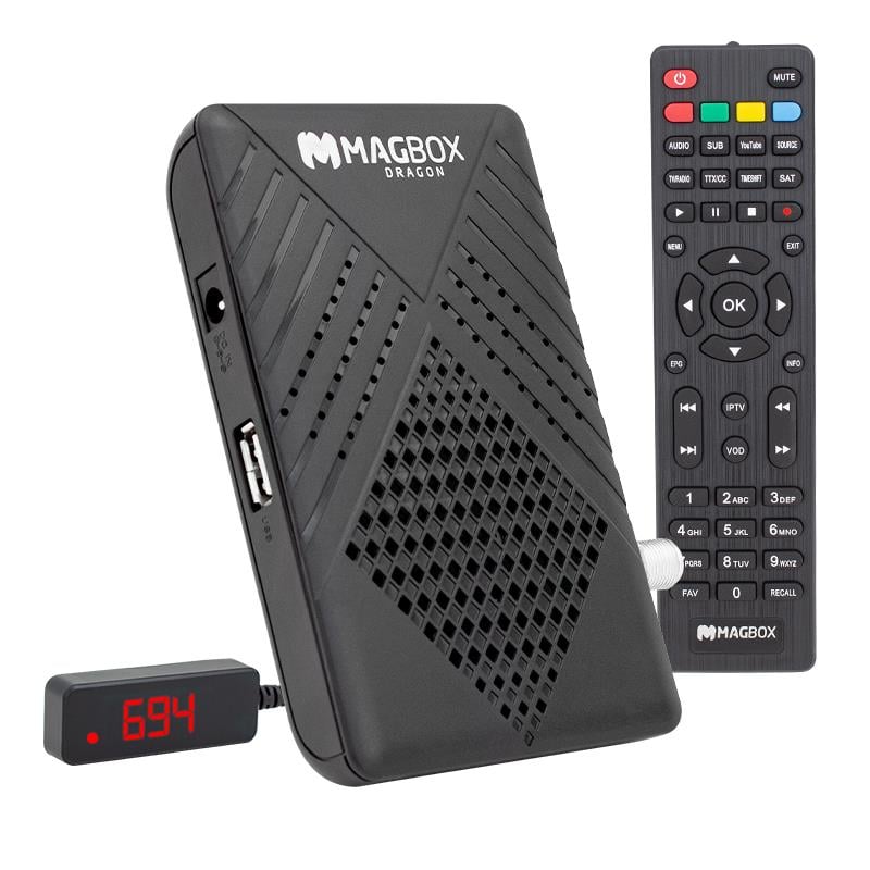 MAGBOX DRAGON TKGSLİ FULL HD DISPLAY GÖZLÜ YOUTUBE USB MİNİ HD UYDU ALICISI (KUMANDA 8525)(WİFİ 17287)