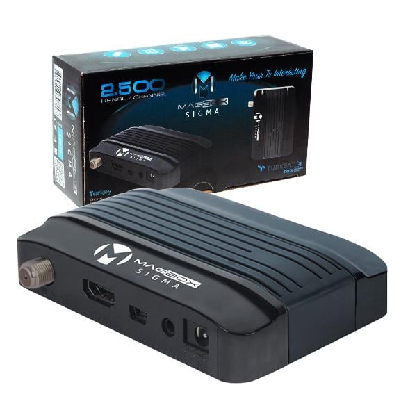 MAGBOX SIGMA TKGSLİ MINI HD UYDU ALICISI * YOUTUBELU (DISPLAY GÖZLÜ)(WIFI 17287)