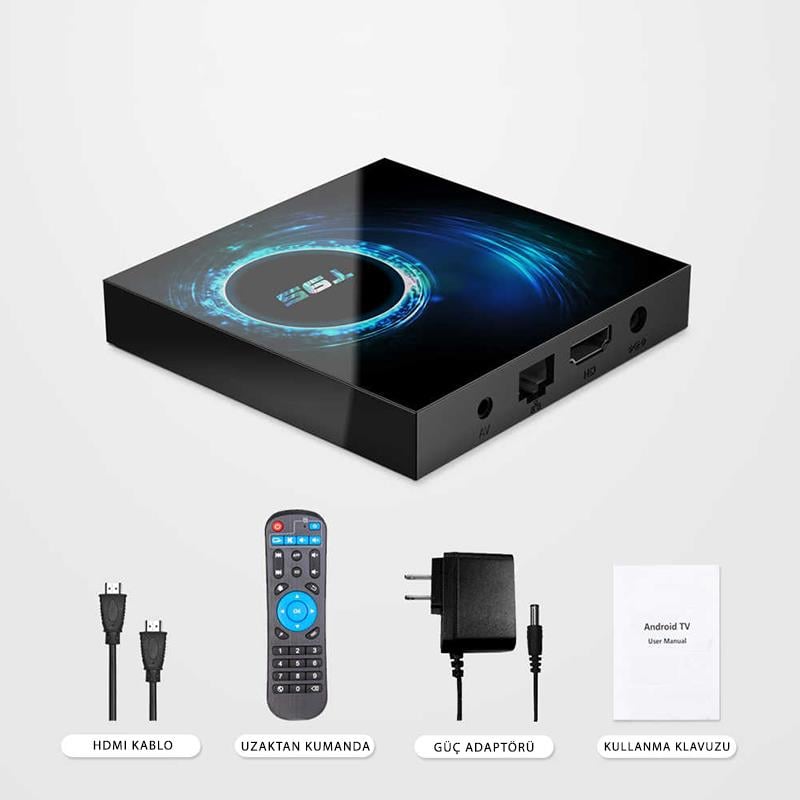 MAGBOX T95 H616 4 GB DDR3 RAM 32 GB HAFIZA DAHİLİ WİFİ NETFLIX 4K ANDROID TV BOX