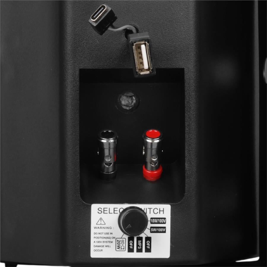 MAGICVOICE F-LHY4S 10 CM 4 10 WATT SİYAH TEKLİ USBLİ TRAFOLU SÜTUN HOPARLÖR Fiyatı - Merter Elektronik