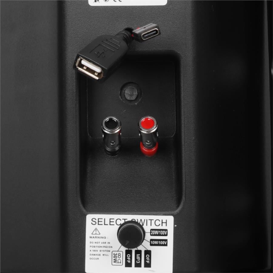 MAGICVOICE F-LHY5S 13,5 CM 5,25 20 WATT SİYAH TEKLİ USBLİ TRAFOLU SÜTUN HOPARLÖR Fiyatı - Merter Elektronik