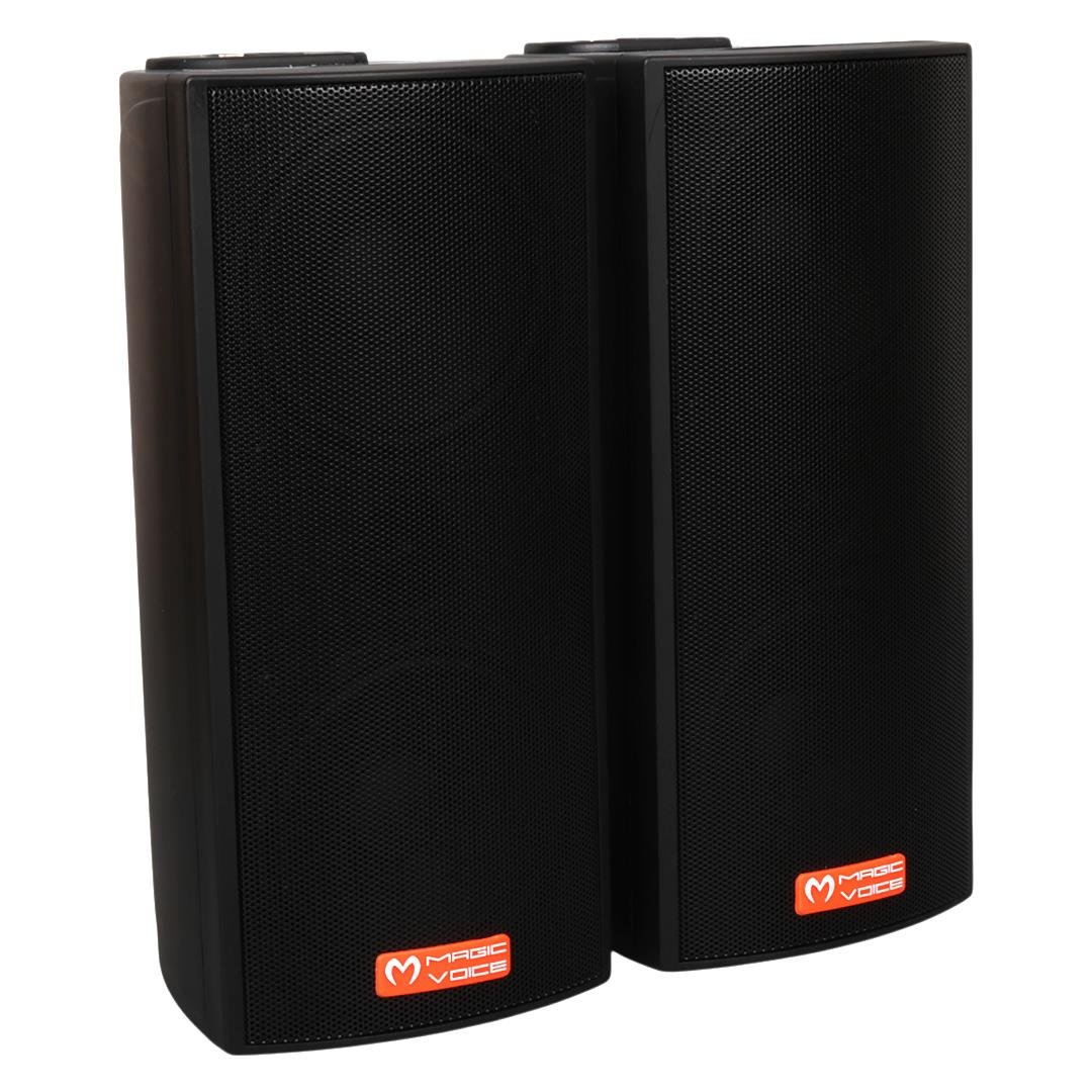 MAGİCVOİCE MG-19 7.5 CM 40 WATT ÇİFTLİ USBLİ KOMÜTATÖRLÜ TRAFOLU SİYAH SÜTUN HOPARLÖR Fiyatı - Merter Elektronik
