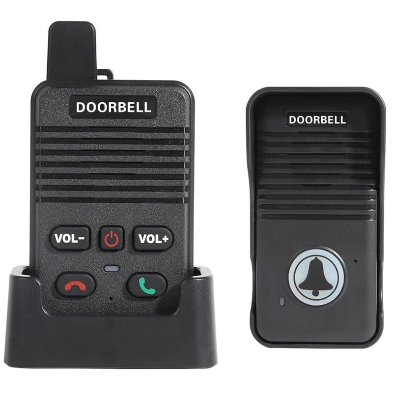 MAGICVOICE MV-28437 200 METRE KABLOSUZ SESLİ İKİ YÖNLÜ KONUŞMALI EV&DAİRE&OFİS&APARTMAN İÇİN ŞARJ EDİLEBİLİR KAPI ZİLİ