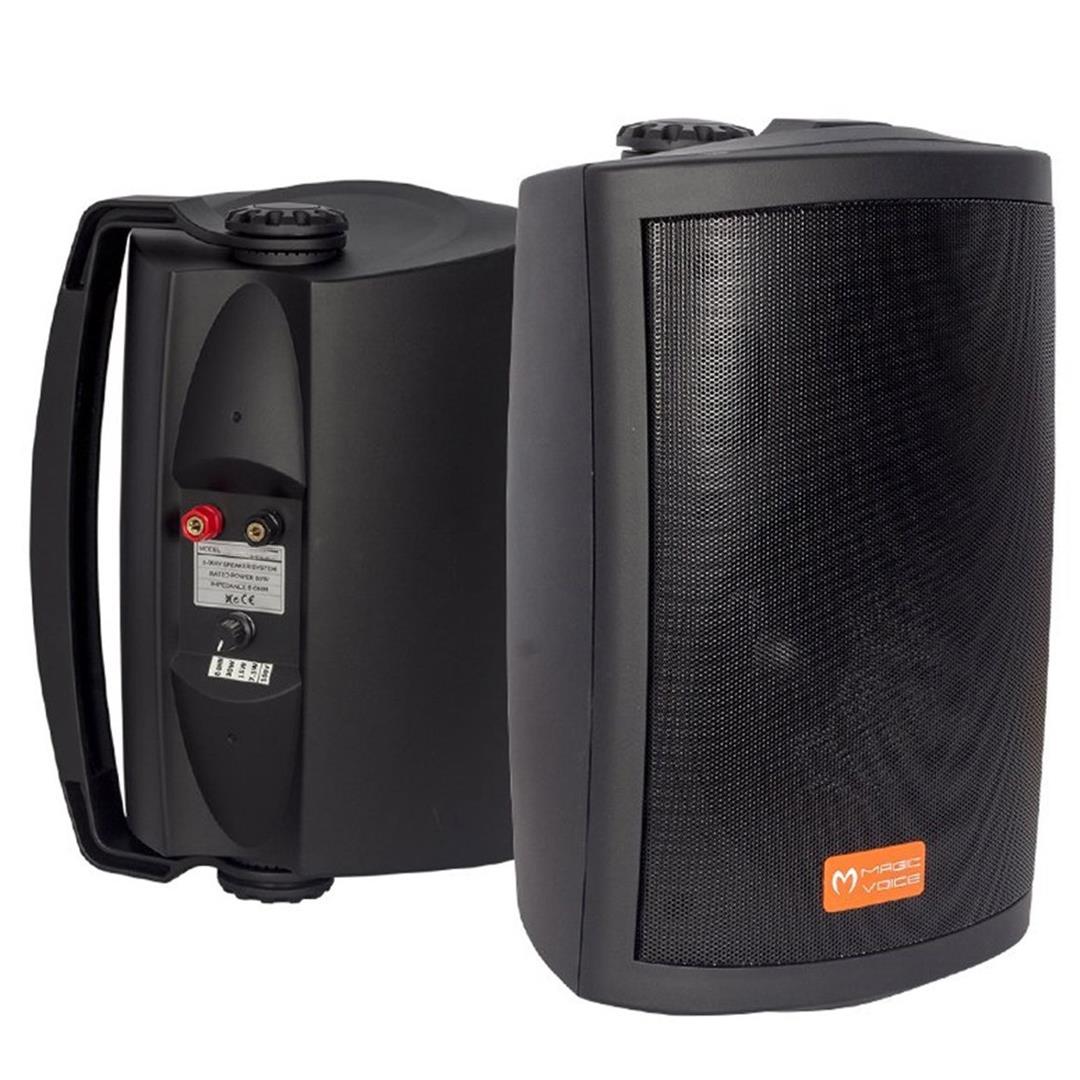 MAGICVOICE MV-28460 6.5'' 16 CM 80 WATT KOMÜTATÖRLÜ SİYAH SÜTUN HOPARLÖR Fiyatı - Merter Elektronik