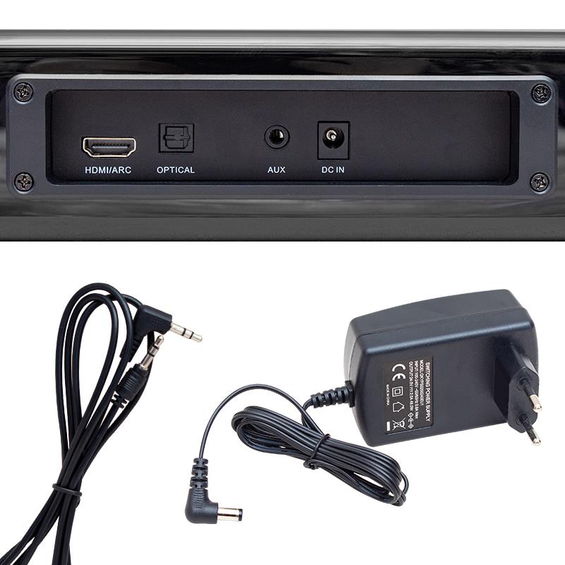 MAGICVOICE MV-8809 2.0 CH 60W RMS BT/HDMI/AUX KUMANDALI SOUND BAR