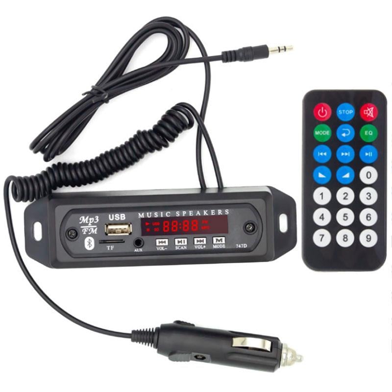MAGICVOICE SS-102 AUX USB/SD/MMC/BLUETOOTH/KUMANDA 12V OTO TEYP ÇEVİRİCİ DİJİTAL PLAYER BOARD