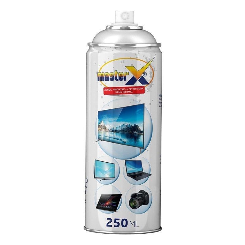 MASTER-X 250ML LCD EKRAN TEMİZLEME KÖPÜĞÜ + BEZ HEDİYELİ