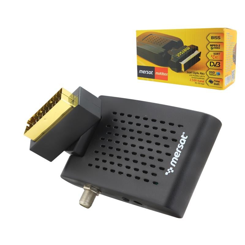 MERSAT MULTIBOX MİNİ SCART UYDU ALICISI