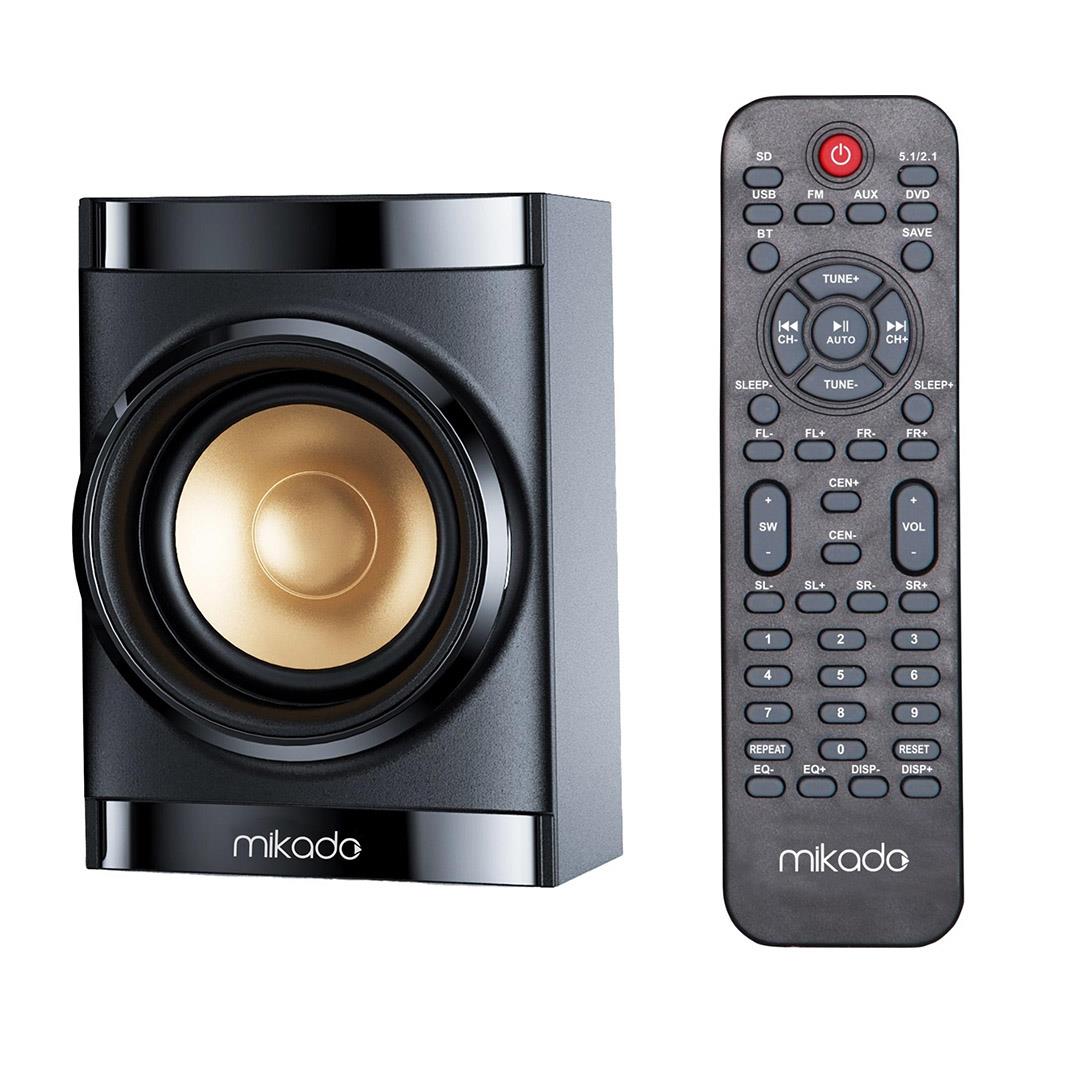 MIKADO MD-381BT 40W USB+SD+FM+BT DESTEKLİ 5+1 SES SİSTEMİ SPEAKER - HOPARLÖR
