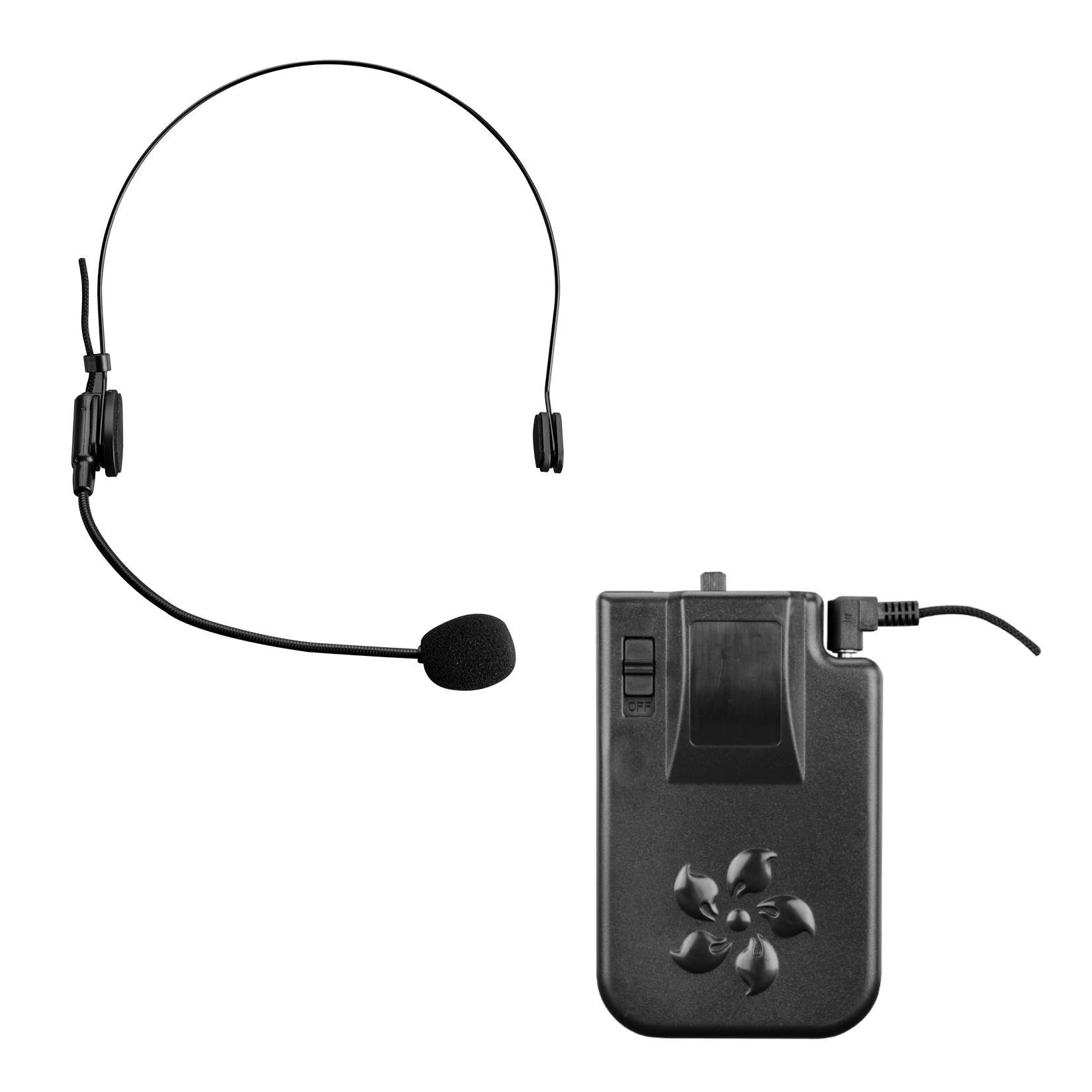 MIKADO MD-87KP PLUS 25 WATT SİYAH USB+FM-BT/ KABLOSUZ VHF EL-YAKA MİK SEYYAR ANFİ