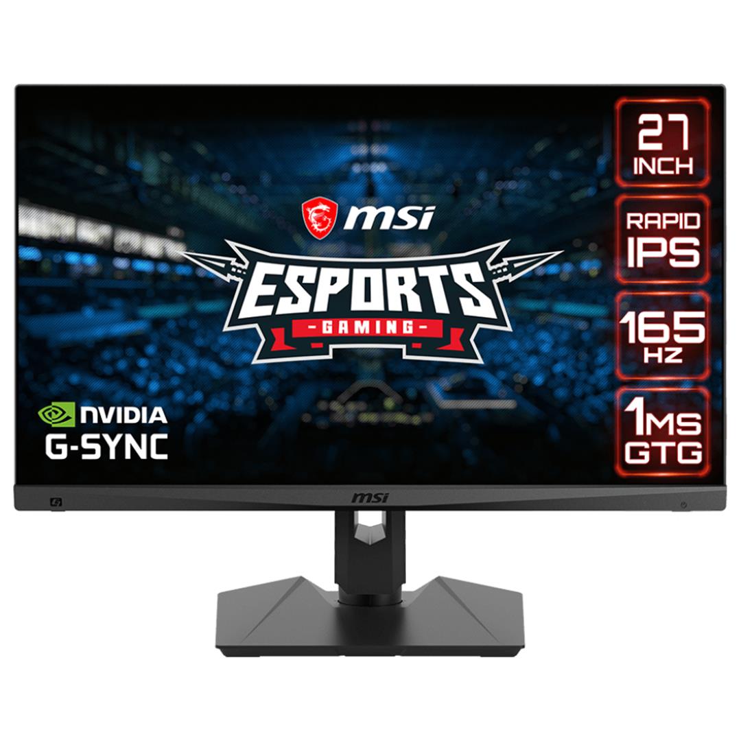 MSI OPTİX MAG274QRF 27 2560X1440 (WOHD) 16:9 RAPID IPS 165HZ 1MS G-SYNC GAMING MONİTÖR