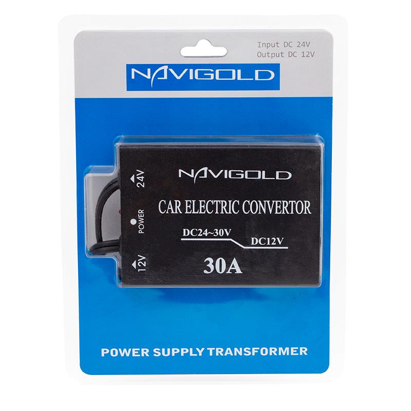 NAVIGOLD 24V DC / 12V DC 30 AMPER ÇAKMAK GİRİŞLİ OTO KONVERTÖR