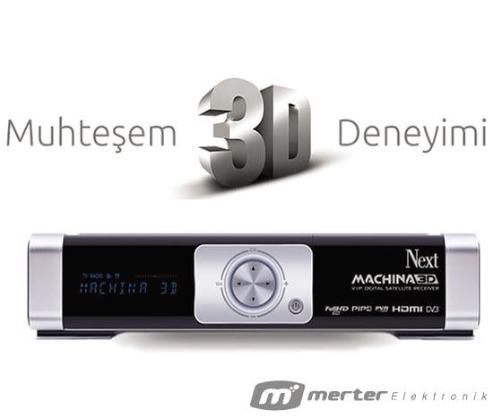 NEXT MACHINA 3D FULL HD UYDU ALICI