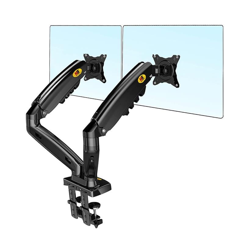 NORTH BAYOU F160 17 - 27 AMORTİSÖRLÜ STAND ÇİFT KOL LCD / LED MONİTÖR TUTUCU STAND ASKI APARATI