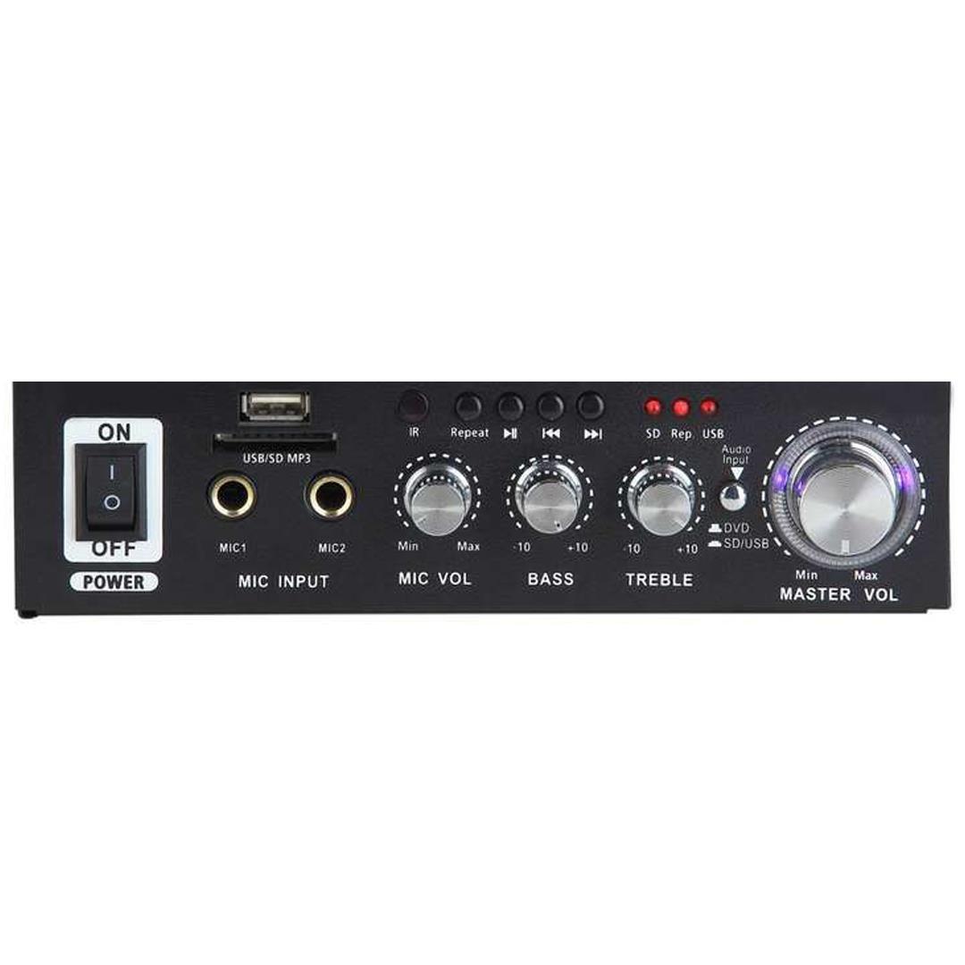 Notel Not-306 2X20W 4-8 Ohm Usb/Sd Girişli Bluetoothlu 2 Mikrofon Girişli Trafosuz Stereo Mini Anfi Fiyatı - Merter Elektronik