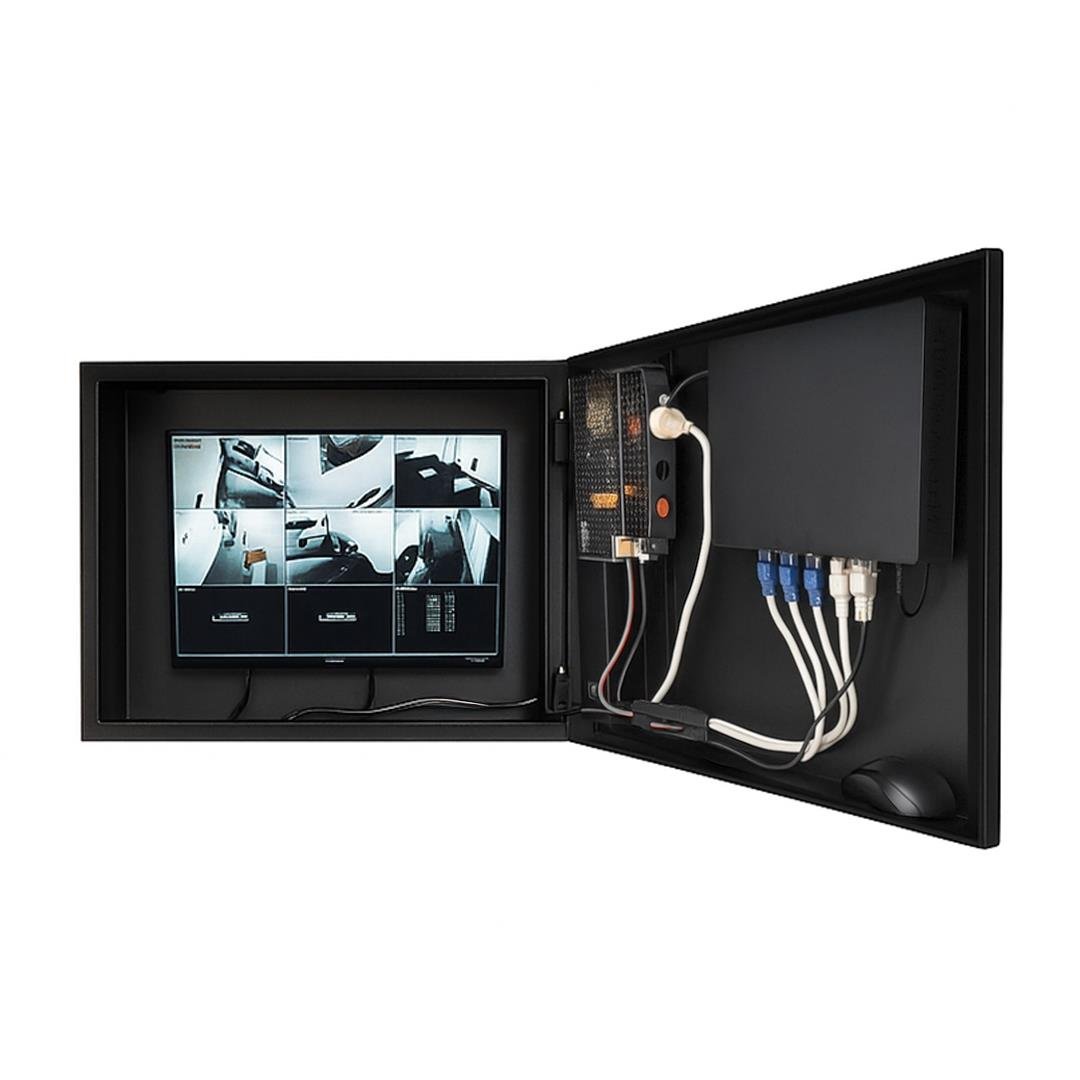 Novacom 45x35x10 Cm Dik Tip Gri Monitör Takılabilen Dvr Kabini Fiyatı - Merter Elektronik