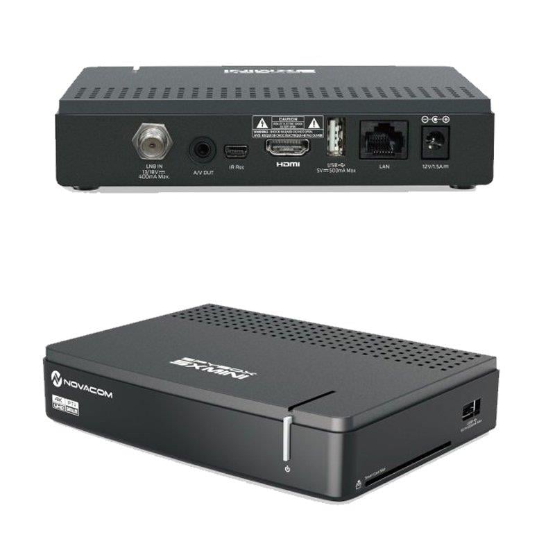 NOVACOM SPYBOX SX MİNİ ANDROID 4K UYDU ALICISI