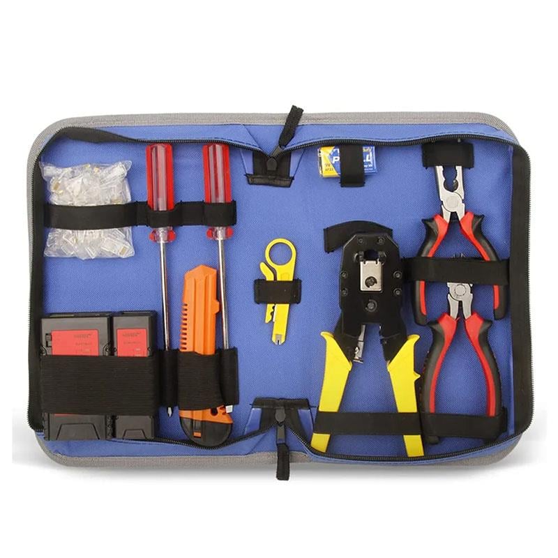 NOYAFA NF-1304 ÇANTALI AĞ KURULUM ARAÇ SETİ