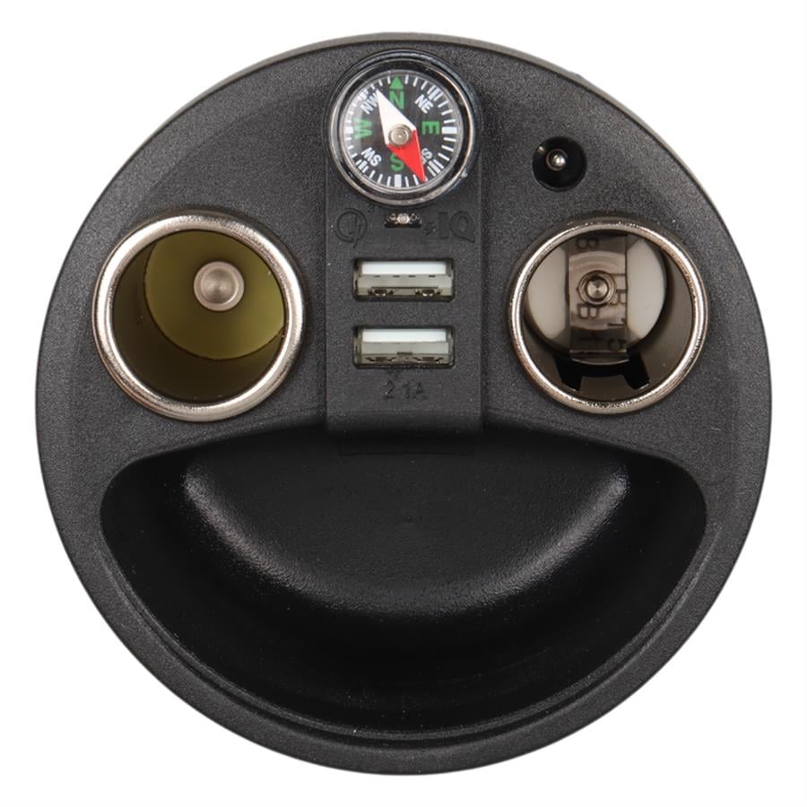 Olesson 1640 12-24V Çiftli Çift Usbli 120W 80Cm Kablolu Dijital Ekranlı Araç Çakmak Çoklayıcı Fiyatı - Merter Elektronik