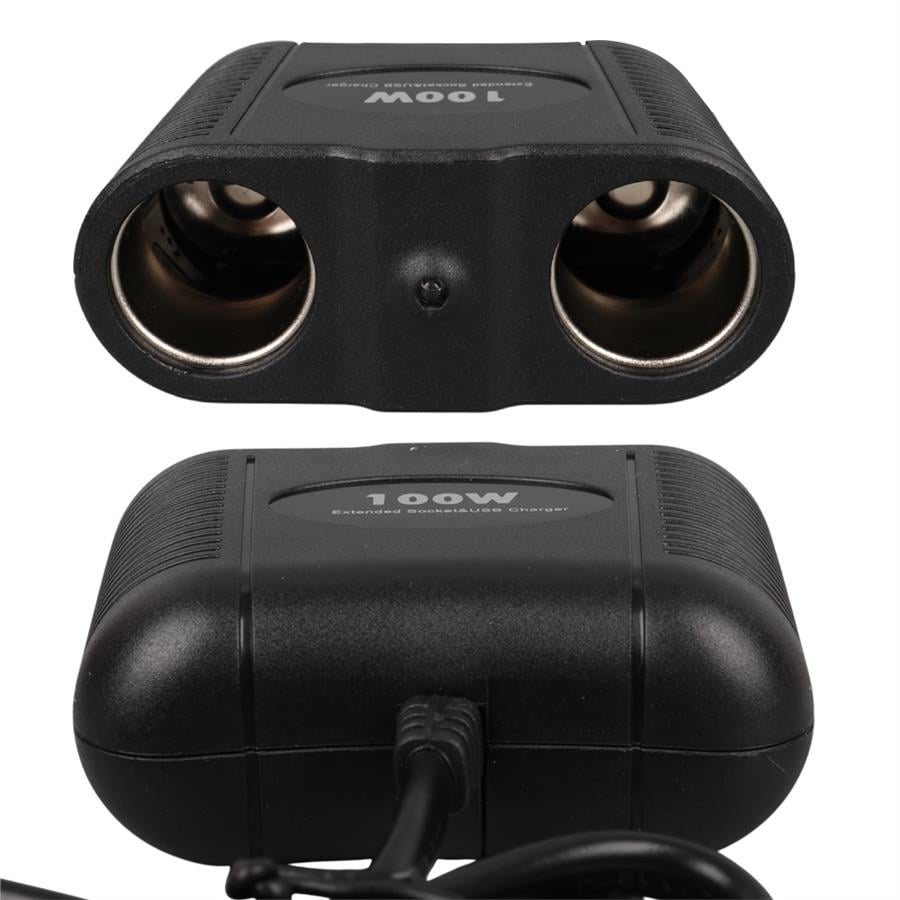 Olesson 1642 12-24V Çiftli 100W 70Cm Kablolu Araç Çakmak Çoklayıcı Fiyatı - Merter Elektronik