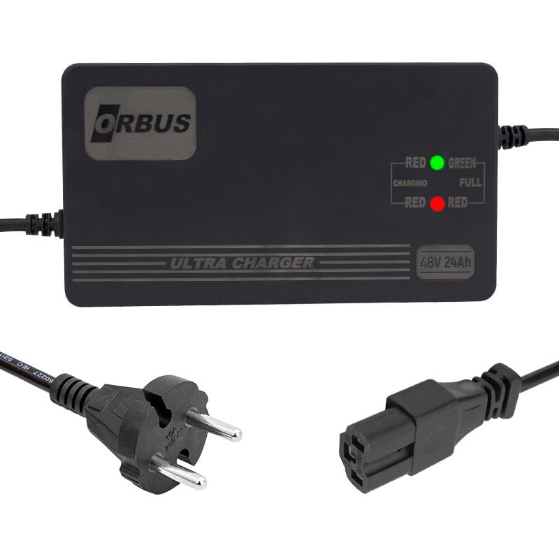 ORBUS ORB-48-20 48 VOLT - 24 AMPER ELEKTRİKLİ BİSİKLET ŞARJ CİHAZI