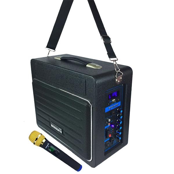 OSAWA OSW-9120 UHF EL MİKROFONLU USB*SD*BT AHŞAP TAŞINABİLİR SEYYAR ANFİ