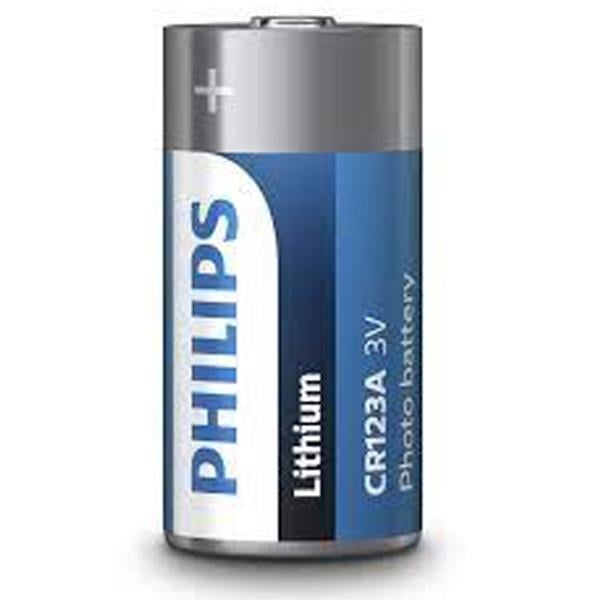 PHILIPS CR123A LİTYUM TEKLİ PİL