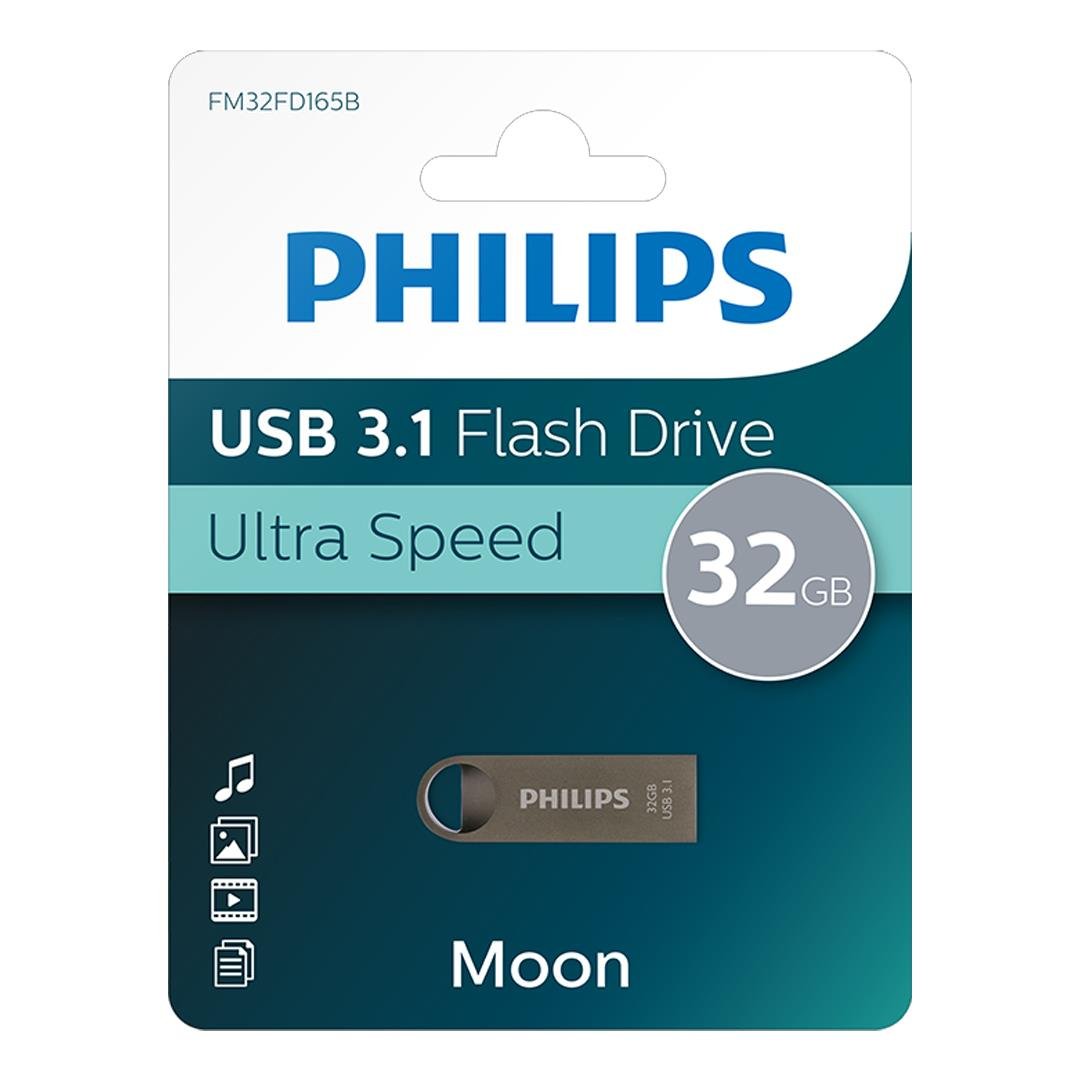 PHILIPS FM32FD165B/00 GRİ 32GB ULTRA HIZLI 100-150MB/S USB 3.1 METAL KASA FLASH BELLEK Fiyatı - Merter Elektronik