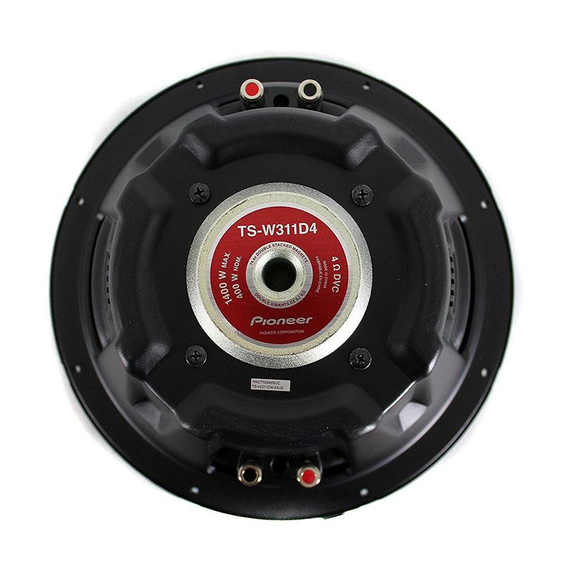 PIONEER TS-W312D4 30 CM 1600 WATT SUBWOOFER ÇİFT BOBİNLİ OTO HOPARLÖR