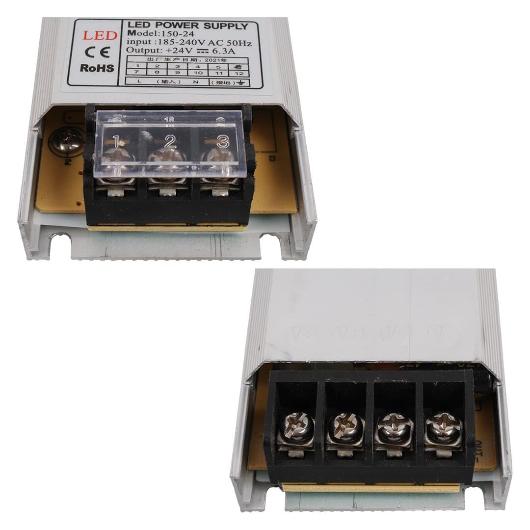 POWERMASTER 150-24 24 VOLT 6.3 AMPER METAL KASA ADAPTÖR Fiyatı - Merter Elektronik