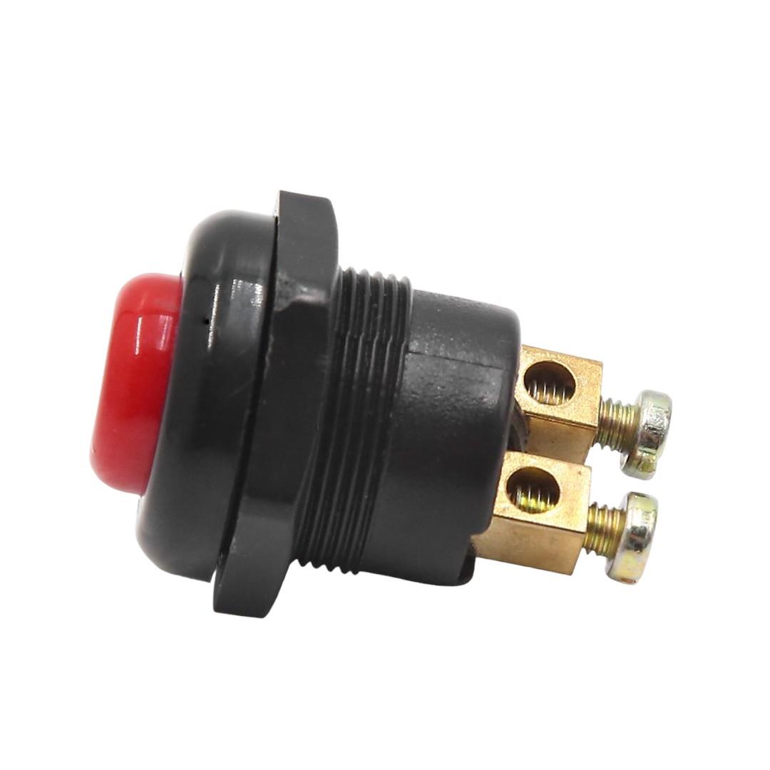 POWERMASTER 22 MM PLASTİK 2P MARŞ-KORNA BUTONU KIRMIZI (IC-180A-1)
