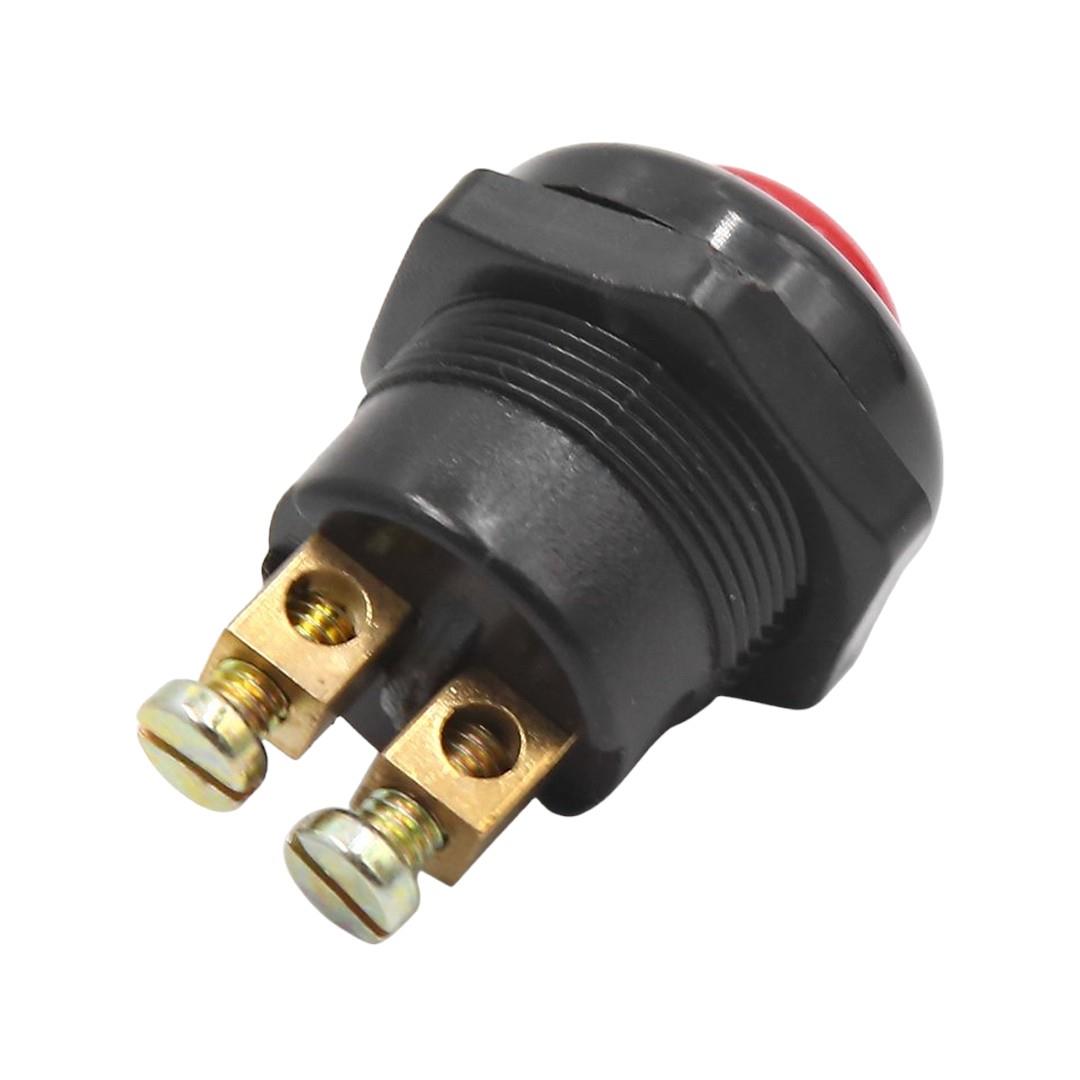 POWERMASTER 22 MM PLASTİK 2P MARŞ-KORNA BUTONU KIRMIZI (IC-180A-1)