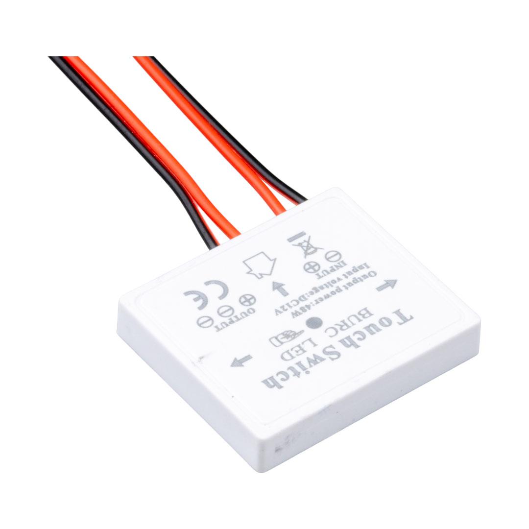 POWERMASTER 48V GİRİŞ / 12V ÇIKIŞ DOKUNMATİK (TOUCH) BEYAZ MOBİLYA SENSÖRÜ LED IŞIK